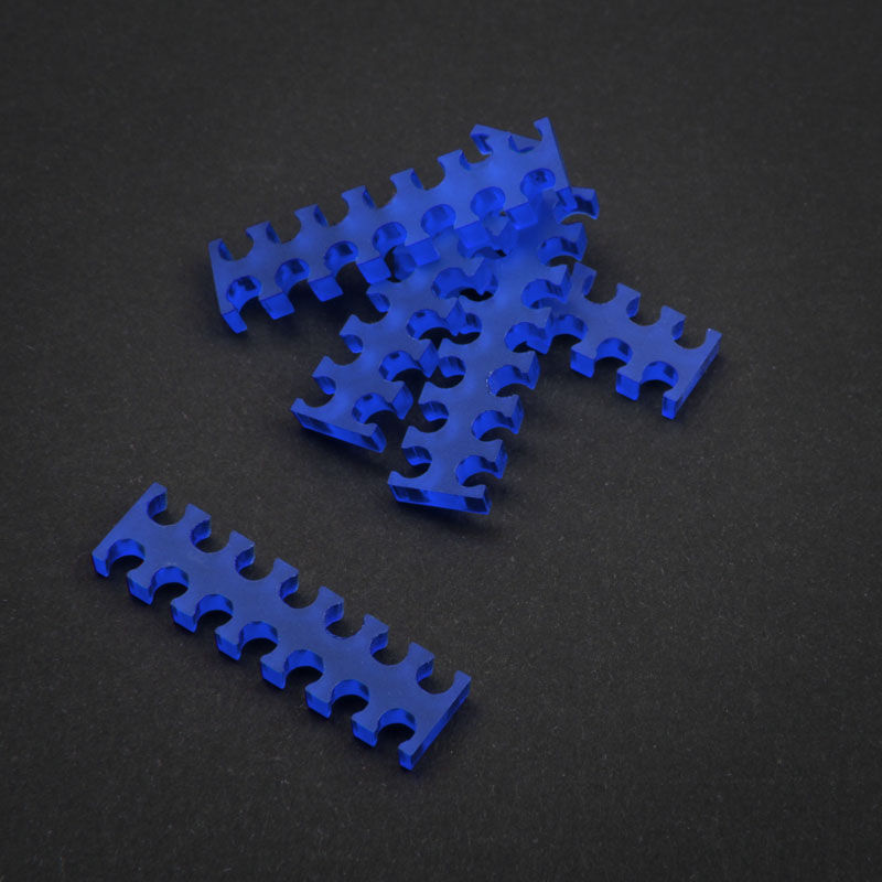 OEM 14-Slot Cable Comb 3mm small - blue - set of 5
