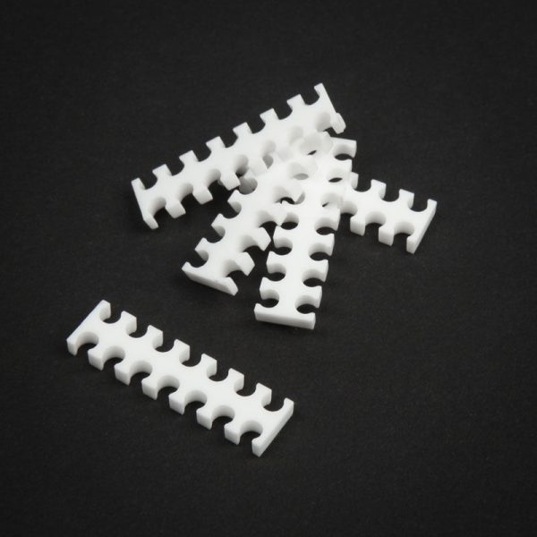 OEM 14-slot cable comb 3mm small – white – set of 5