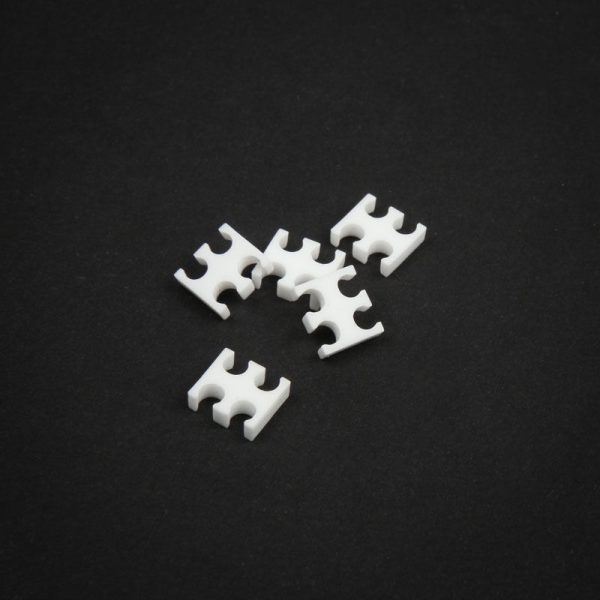 OEM 4-Slot Cable Comb 3mm small – white – set of 5