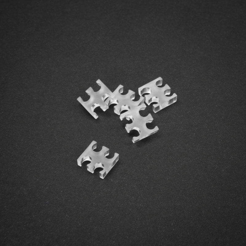 OEM 4-slot cable comb 4mm large - clear - set of 5