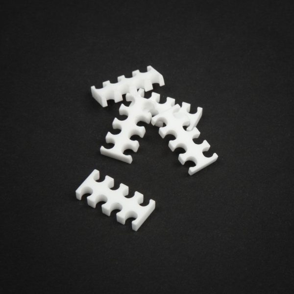 OEM 8-Slot Cable Comb 3mm small – white – set of 5