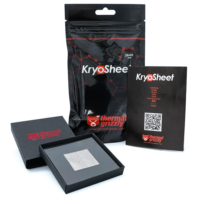 Thermal Grizzly KryoSheet Thermal Pad - 25 x 25mm