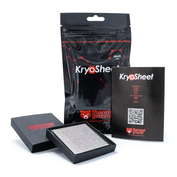Thermal Grizzly KryoSheet thermal pad – 50 x 50 mm