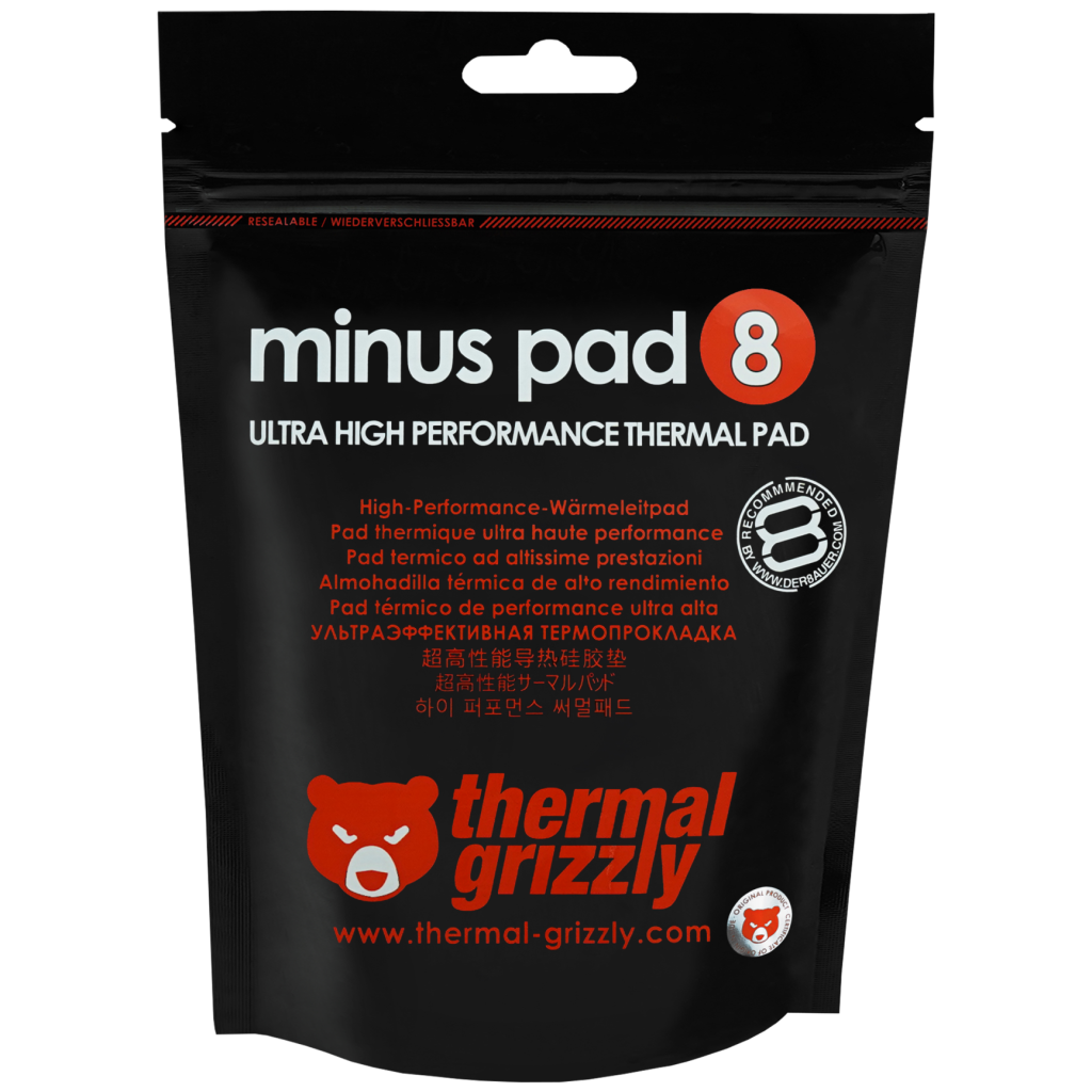 Thermal Grizzly Minus Pad 8 - 100x 100x 3.0mm
