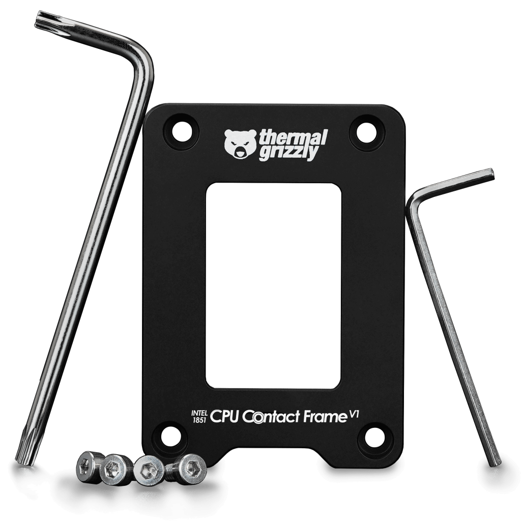 Thermal Grizzly Intel 1851 CPU Contact Frame V1 - black