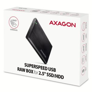 AXAGON EE25-A6M USB3.0 - SATA 6G 2.5 external hard drive enclosure - black