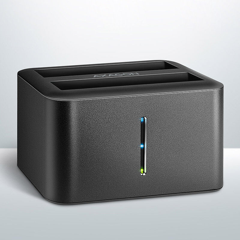 AXAGON ADSA-D25 SATA 2.5 CLONE DUAL SSD Dock Station - USB 3.2 Gen 1