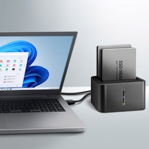 AXAGON ADSA-D25 SATA 2.5 CLONE DUAL SSD Dock Station - USB 3.2 Gen 1