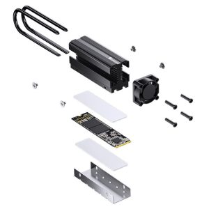Jonsbo M.2-7 - Cooler for M.2 SSDs, black