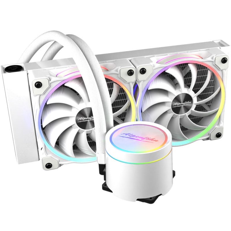 Alpenfohn Glacier Water 240 complete water cooling, ARGB - white