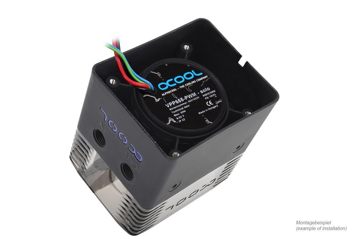Alphacool Eisstation VPP with D5 VPP655 PWM Pump Reservoir