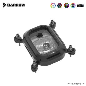 Barrow Acrylic Kepler Series CPU Waterblock, LRC 2.0 RGB, INTEL 115x / 1700 - Black