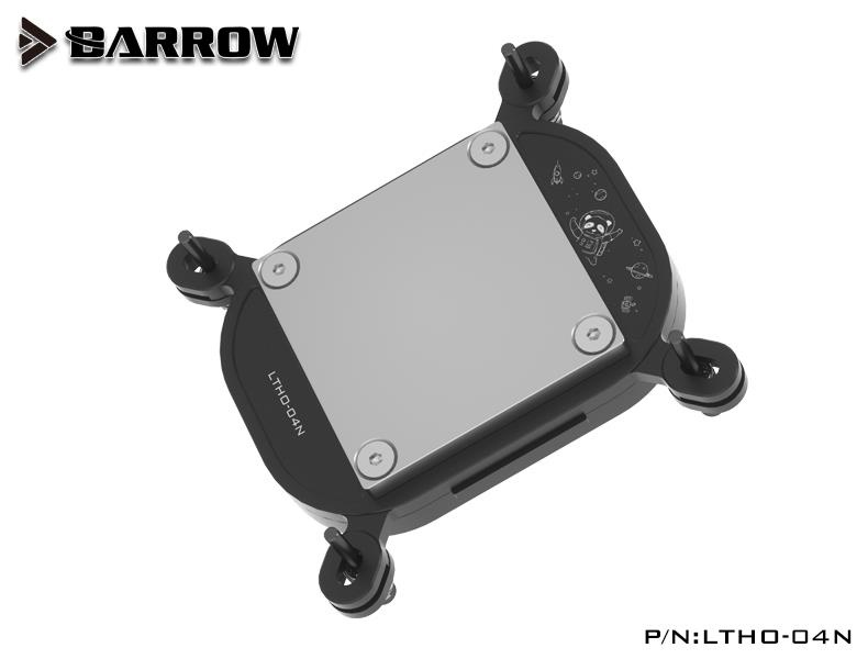 Barrow Acrylic Kepler Series CPU Waterblock, LRC 2.0 RGB, INTEL 115x / 1700 - Black
