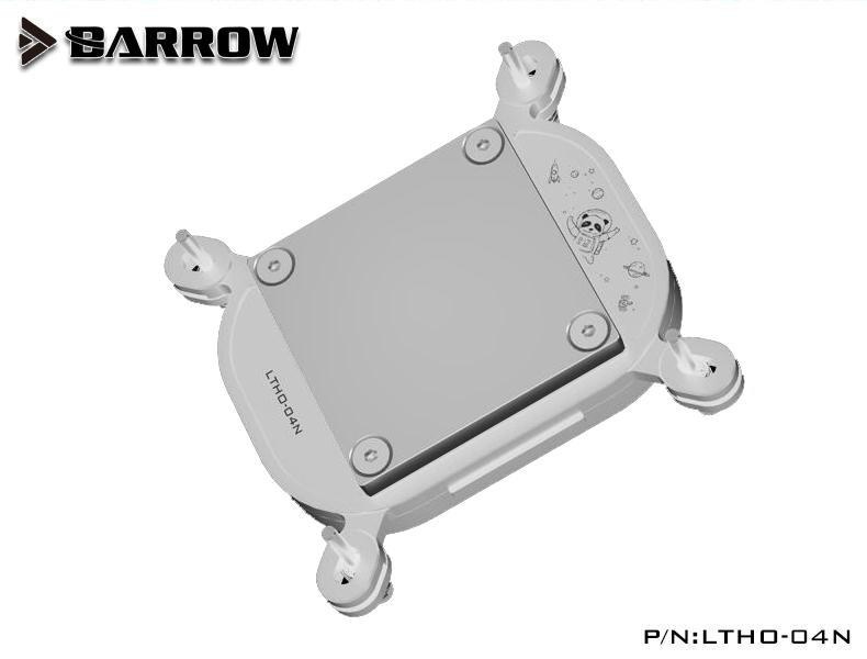 Barrow Acrylic Kepler Series CPU Waterblock, LRC 2.0 RGB, INTEL 115x / 1700 - White