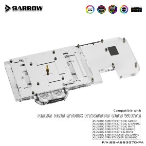 Barrow ASUS RTX 3070/3060Ti 08G, ROG STRIX Gaming LRC 2.0 RGB Graphics Card Waterblock