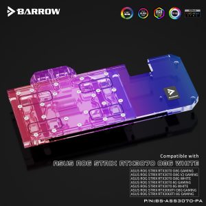 Barrow ASUS RTX 3070/3060Ti 08G, ROG STRIX Gaming LRC 2.0 RGB Graphics Card Waterblock