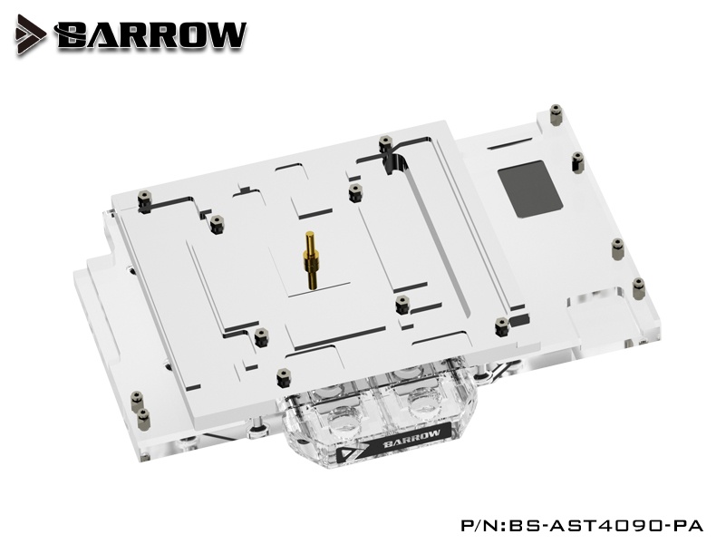 Barrow ASUS TUF / STRIX 4090 Aurora, LRC 2.0 RGB Graphics Card Waterblock + Backplate
