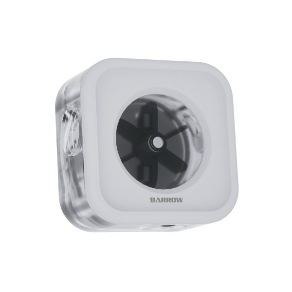 Barrow Composite G1/4 Flow Indicator with 5v aRGB Lighting – White