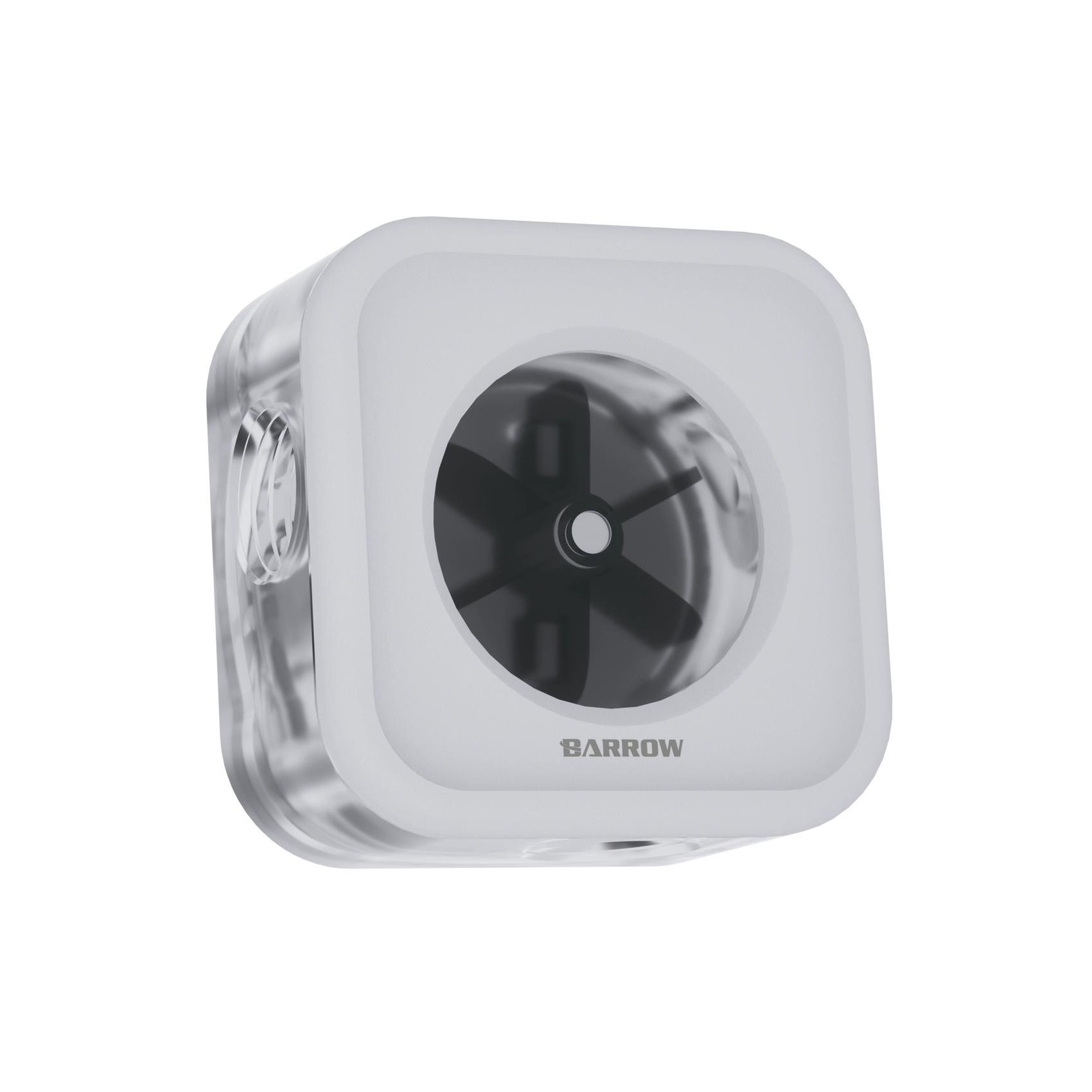 Barrow Composite G1/4 Flow Indicator with 5v aRGB Lighting - White