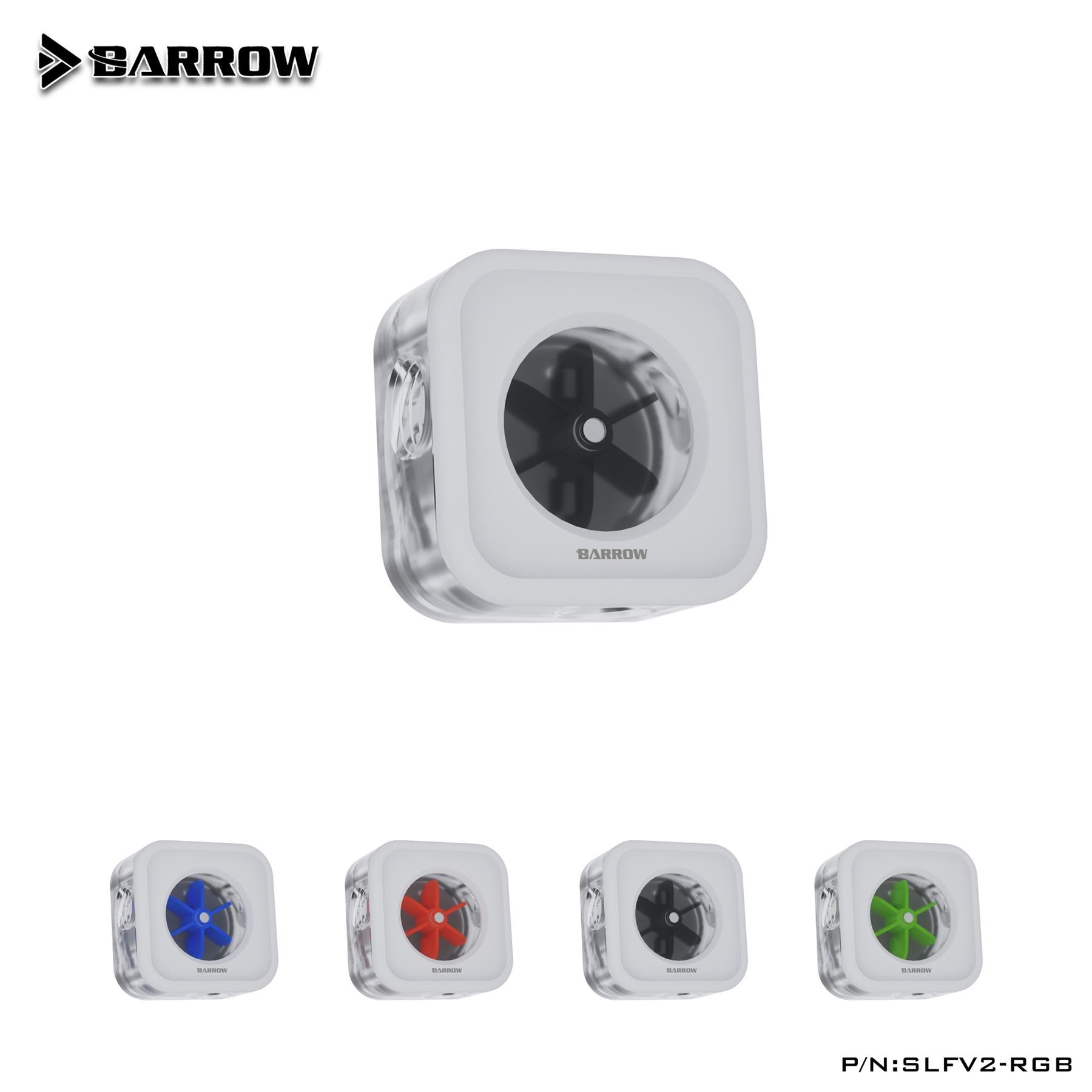 Barrow Composite G1/4 Flow Indicator with 5v aRGB Lighting - White