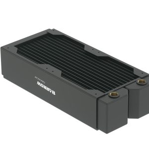 Barrow Dabel-60D Series 240mm (2x120) Thick Copper Radiator - Black