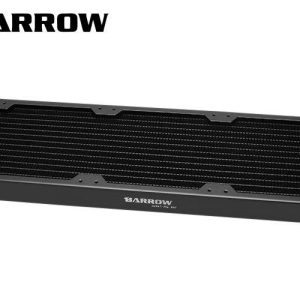 Barrow Dabel-B Series 360mm (3x120) Slim Line Copper Radiator - Black