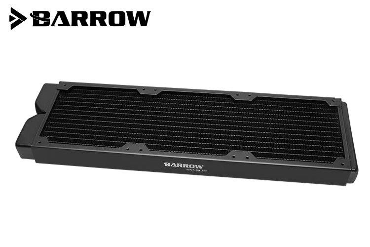 Barrow Dabel-B Series 360mm (3x120) Slim Line Copper Radiator - Black