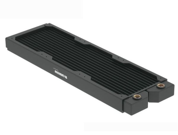 Barrow Dabel-B Series 360mm (3×120) Slim Line Copper Radiator – Black
