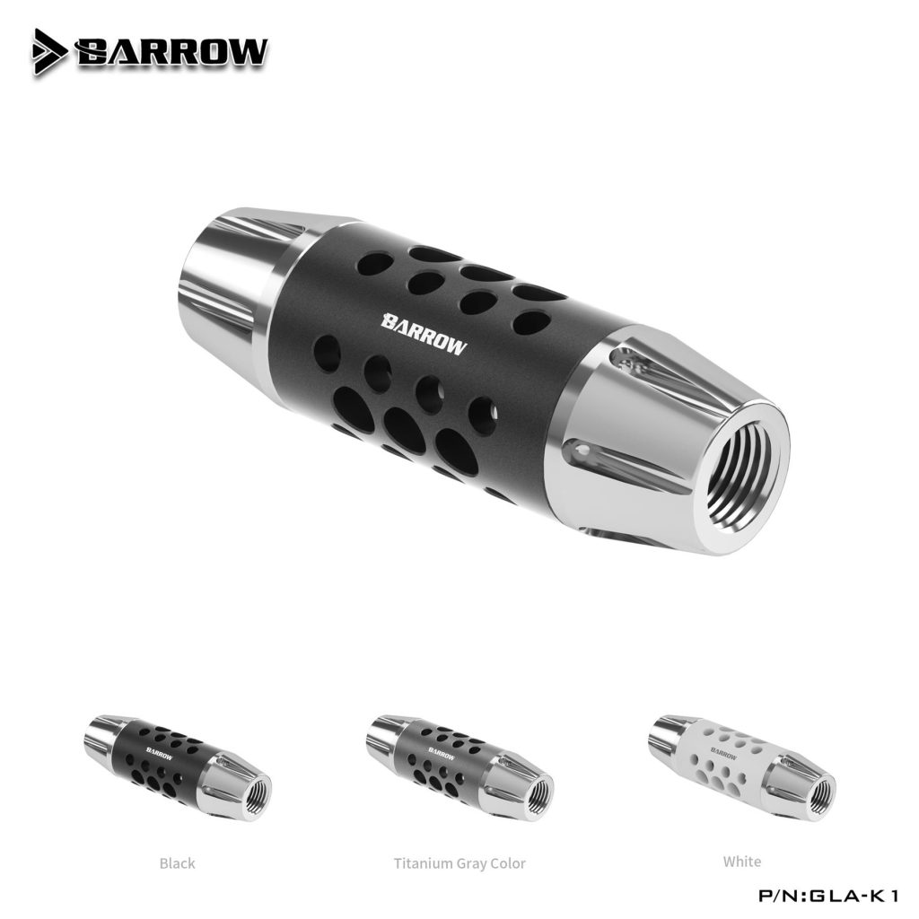 Barrow G1/4 Female Inline Kepler Series Filter - Black