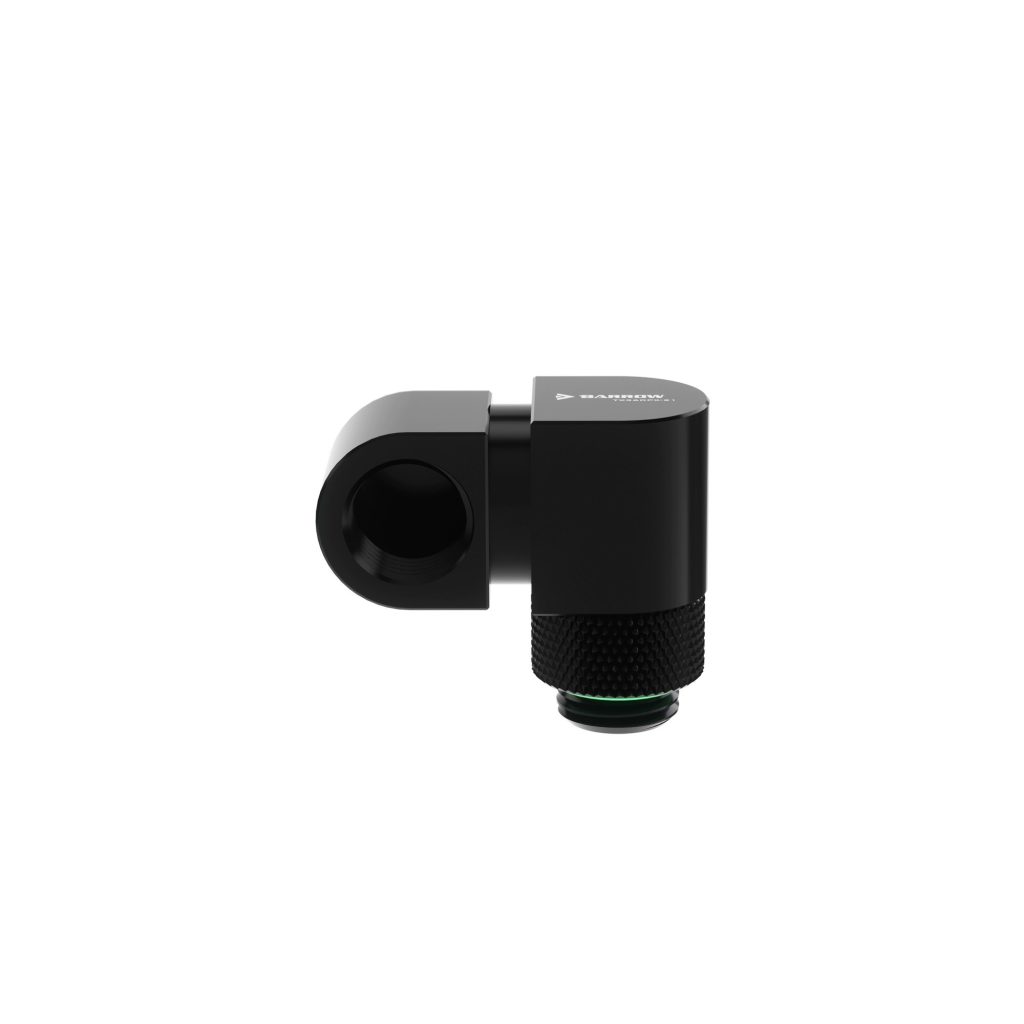 Barrow G1/4 Male Rotary to 360 degree Rotary 90 Female Angle - Black : image 1