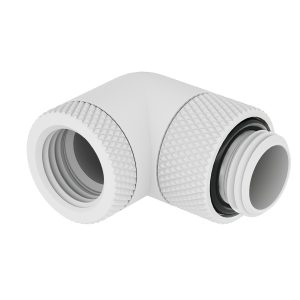 Barrow G1/4 Male Rotary to 90 Degree Rotary Female Angle - White : image 1