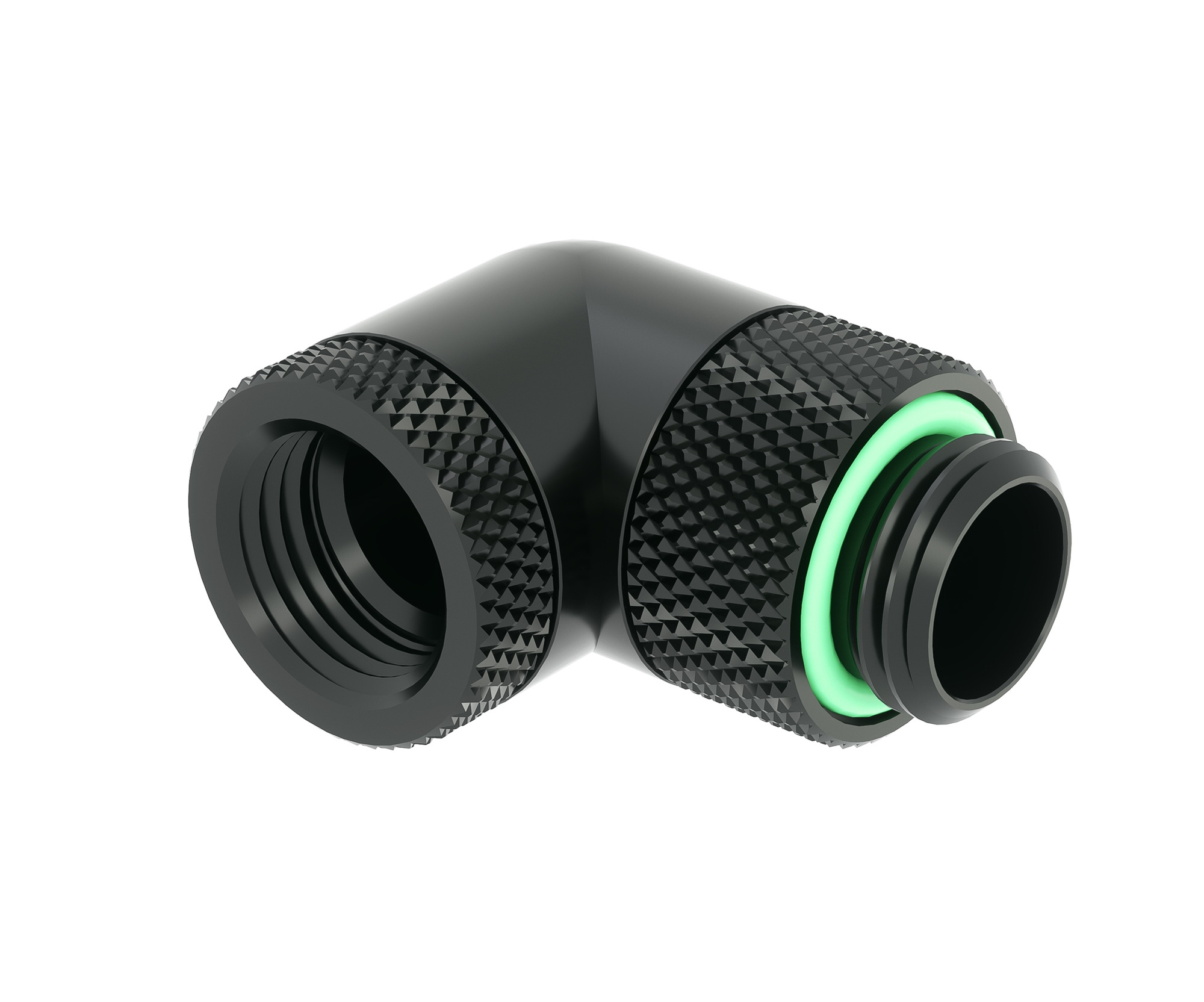 Barrow G1/4 Male Rotary to 90 Degree Rotary Female Angle - Black : image 1