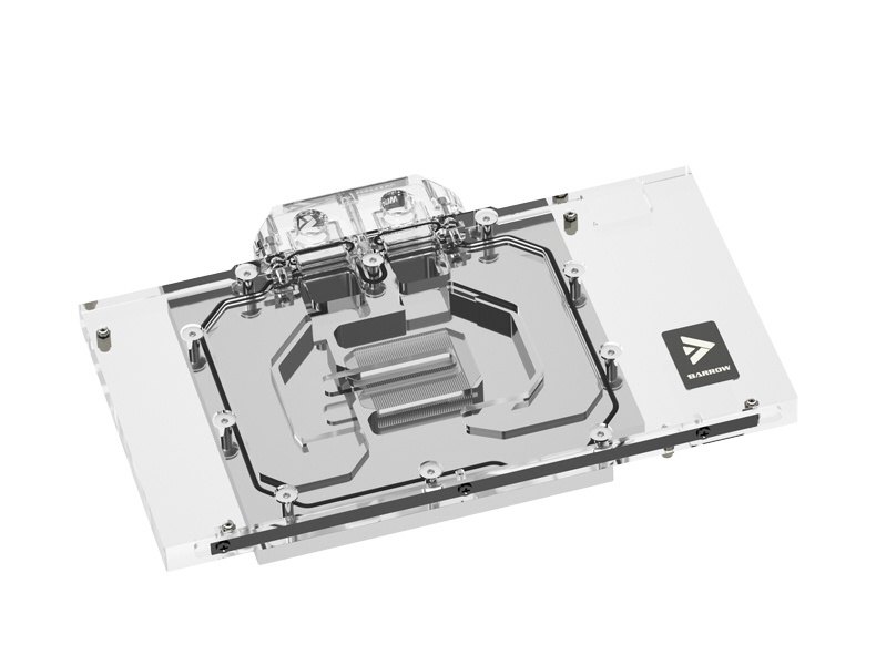 Barrow Gigabyte AORUS 4080 Aurora , LRC 2.0 RGB Graphics Card Waterblock + Backplate