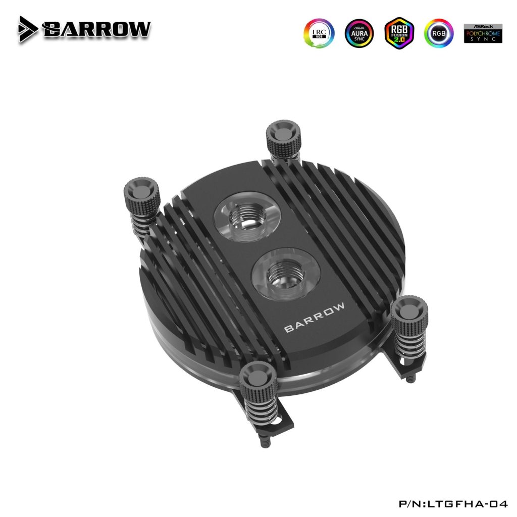 Barrow Horizon CPU Waterblock, LRC 2.0 RGB, AMD AM4 / AM5 - Black : image 2