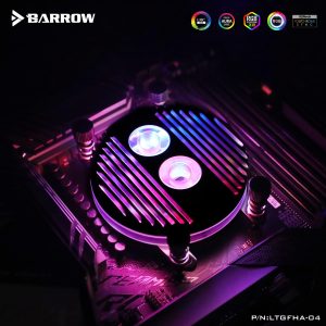 Barrow Horizon CPU Waterblock, LRC 2.0 RGB, AMD AM4 / AM5 - Black : image 3