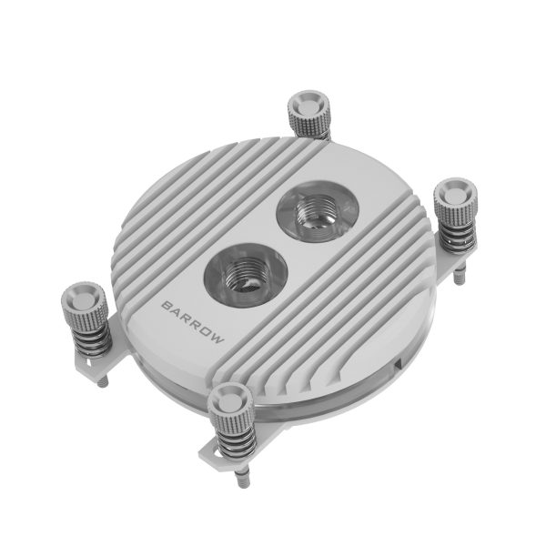 Barrow Horizon CPU Waterblock, LRC 2.0 RGB, AMD AM4 / AM5 – White