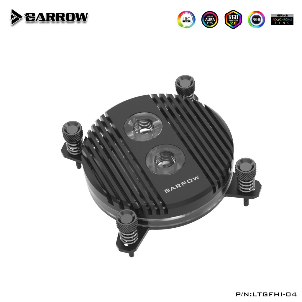 Barrow Horizon CPU Waterblock, LRC 2.0 RGB, INTEL 115x / 1700 - Black : image 2