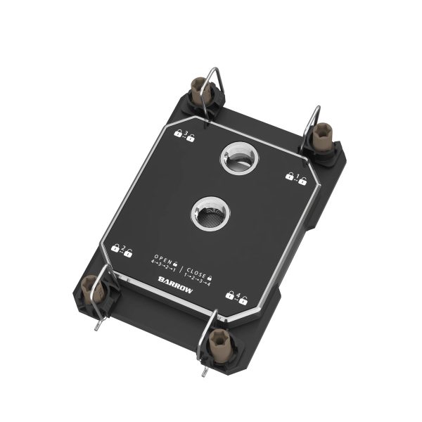 Barrow LGA4677 Server CPU Water Block – Nickel / Brass