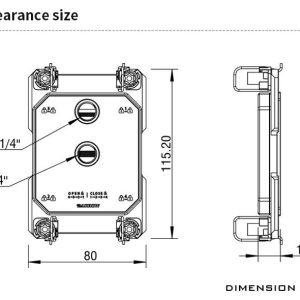 Barrow LGA4677 Server CPU Water Block - Nickel / Brass : image 4