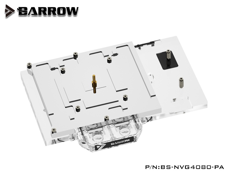 Barrow NVIDIA 4080 Founders, LRC 2.0 RGB Graphics Card Waterblock + Backplate : image 2
