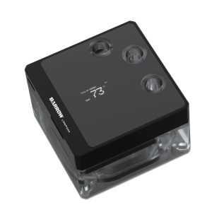 Barrow OLED Display CPU Waterblock with 17W PWM Pump and Monitor, 5v aRGB, INTEL - Clear Black