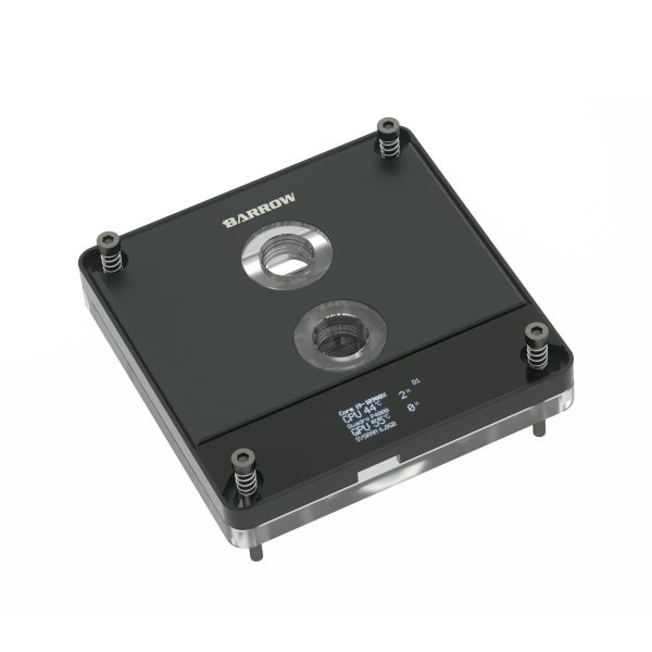 Barrow OLED Display CPU Waterblock with Hardware Monitor, 5v aRGB, INTEL – Black