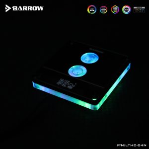 Barrow OLED Display CPU Waterblock with Hardware Monitor, 5v aRGB, INTEL - White
