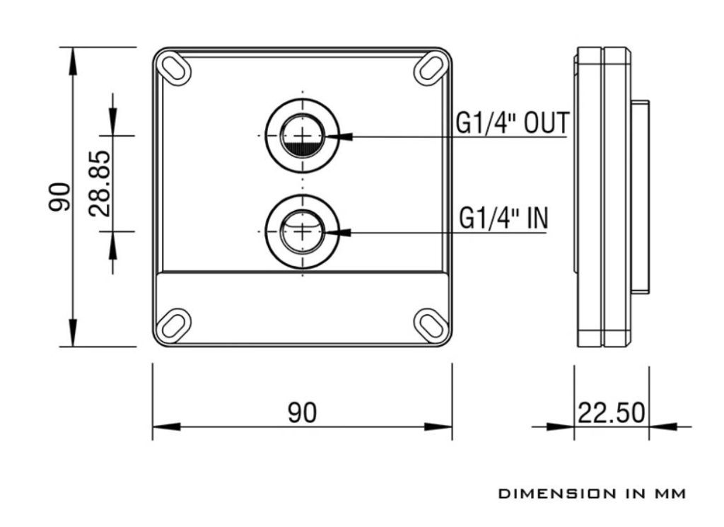 Barrow OLED Display CPU Waterblock with Hardware Monitor, 5v aRGB, INTEL - White