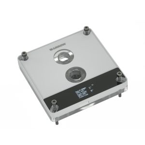 Barrow OLED Display CPU Waterblock with Hardware Monitor, 5v aRGB, INTEL - White
