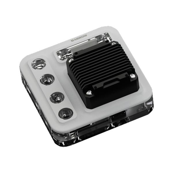 Barrow Waterway aRGB, Universal 120mm Distro Panel with 17w PWM Pump – White