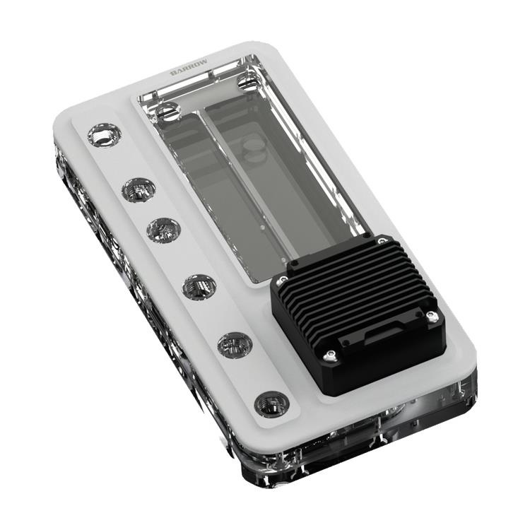 Barrow Waterway aRGB, Universal 240mm Distro Panel with 17w PWM Pump - White : image 1