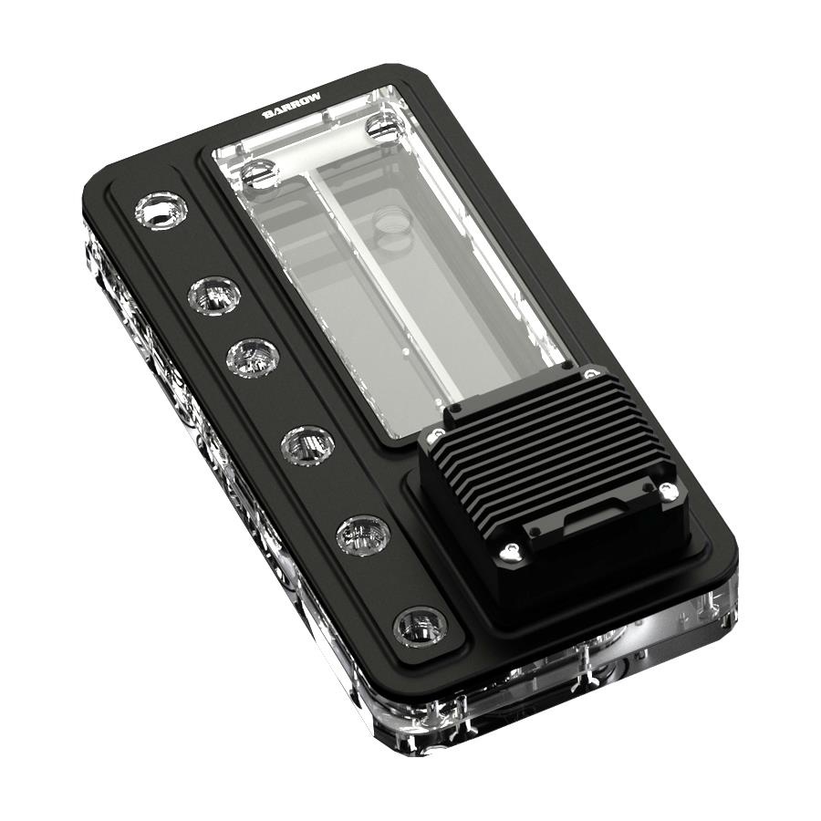 Barrow Waterway aRGB, Universal 240mm Distro Panel with 17w PWM Pump - Black : image 1