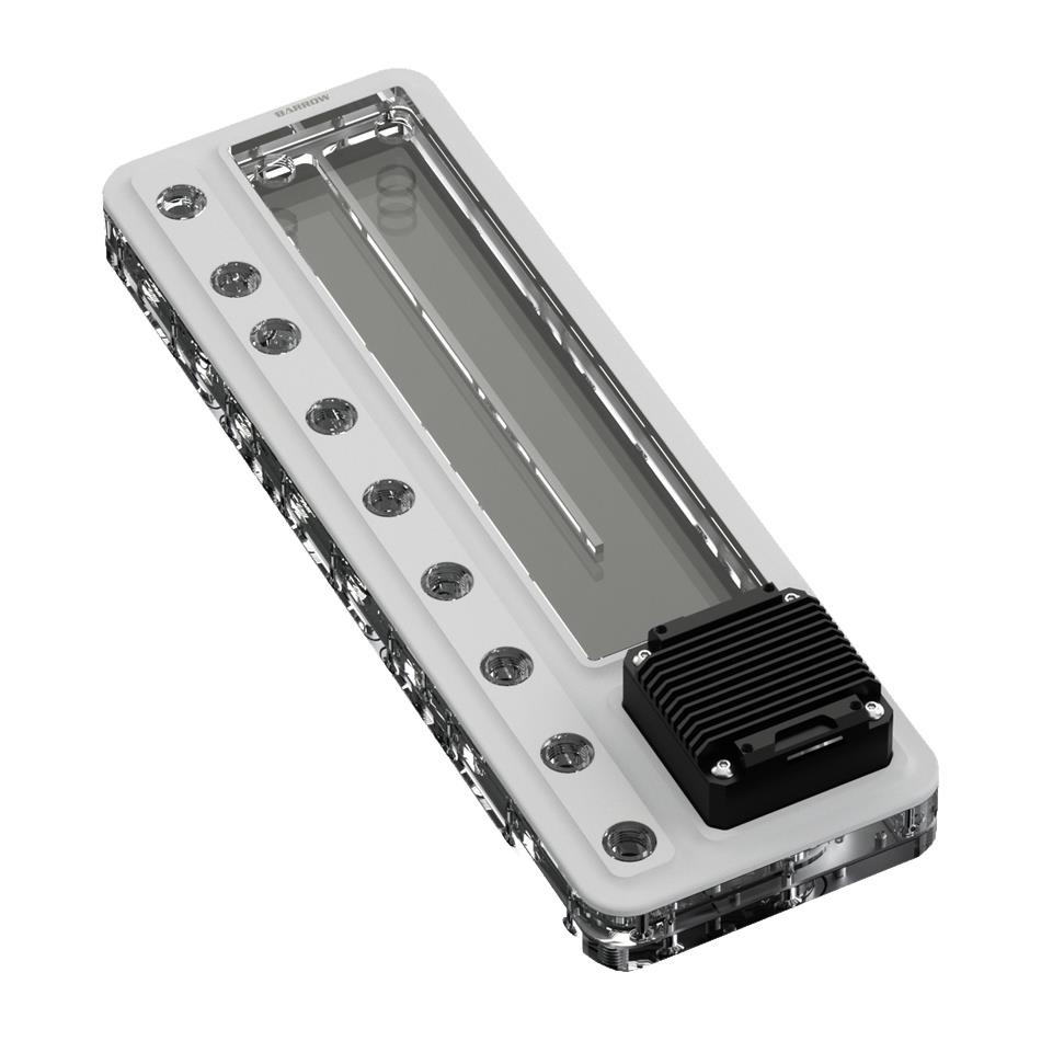 Barrow Waterway aRGB, Universal 360mm Distro Panel with 17w PWM Pump - White : image 1
