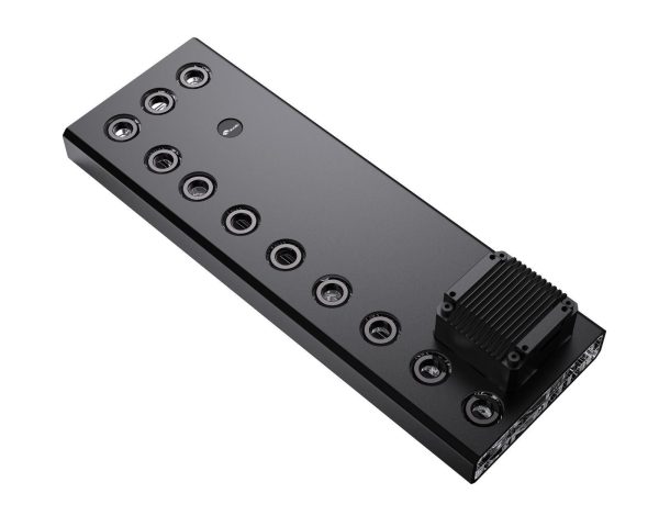 Bykski 360 Full Armour Universal Distro Plate with DDC PWM Pump, 5v aRGB – (RGV-DDC-X-TK360) – Black